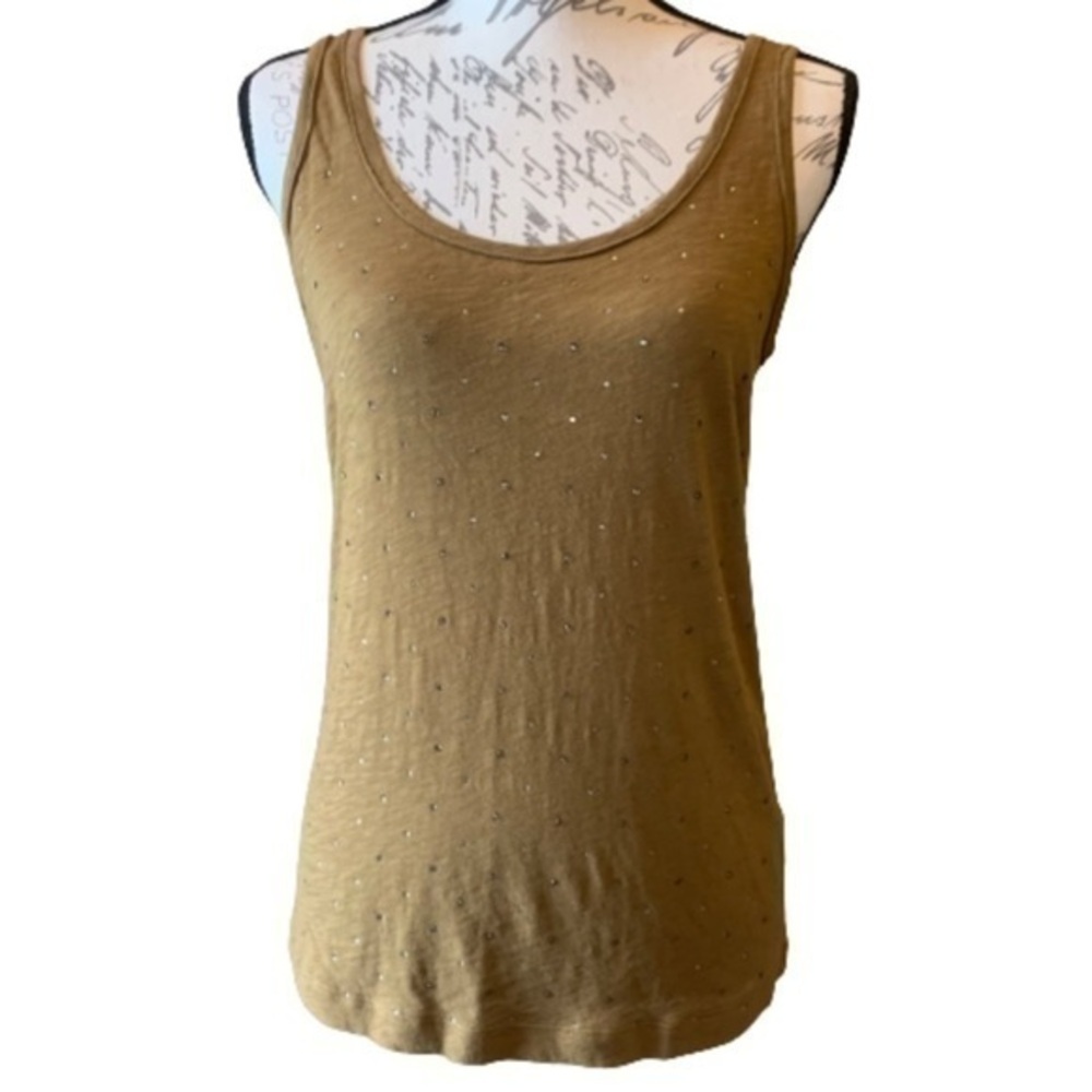FREE with purchase! NWT J. Crew stretch cotton mini rhinestone tank S